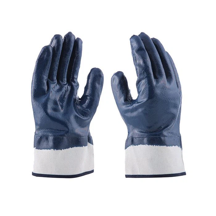 블루 니트릴 건틀릿 장갑